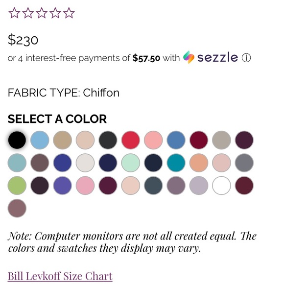 bill levkoff swatches